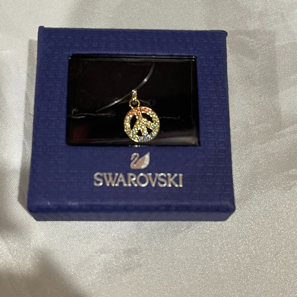 Swarovski Crystal Remix Collection Peace Charm - Picture 3 of 6